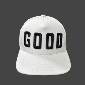NEW Good Good Golf Hat Mens Snapback White Black Team Good Varsity Trucker GG140